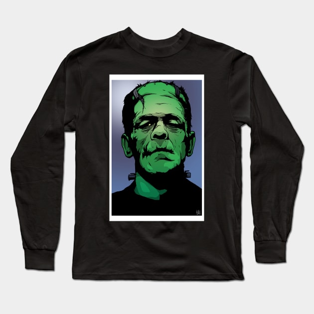 Frank Long Sleeve T-Shirt by forcefedartanddesign